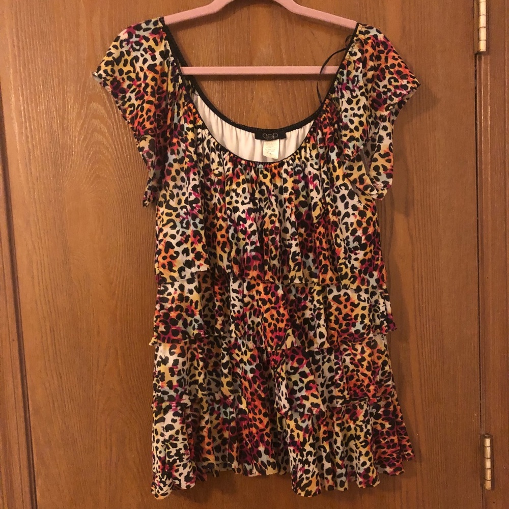 Deb cheetah print shirt